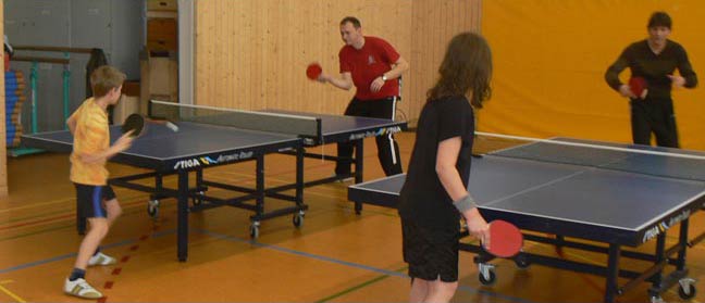 Foto aus der Turnhalle